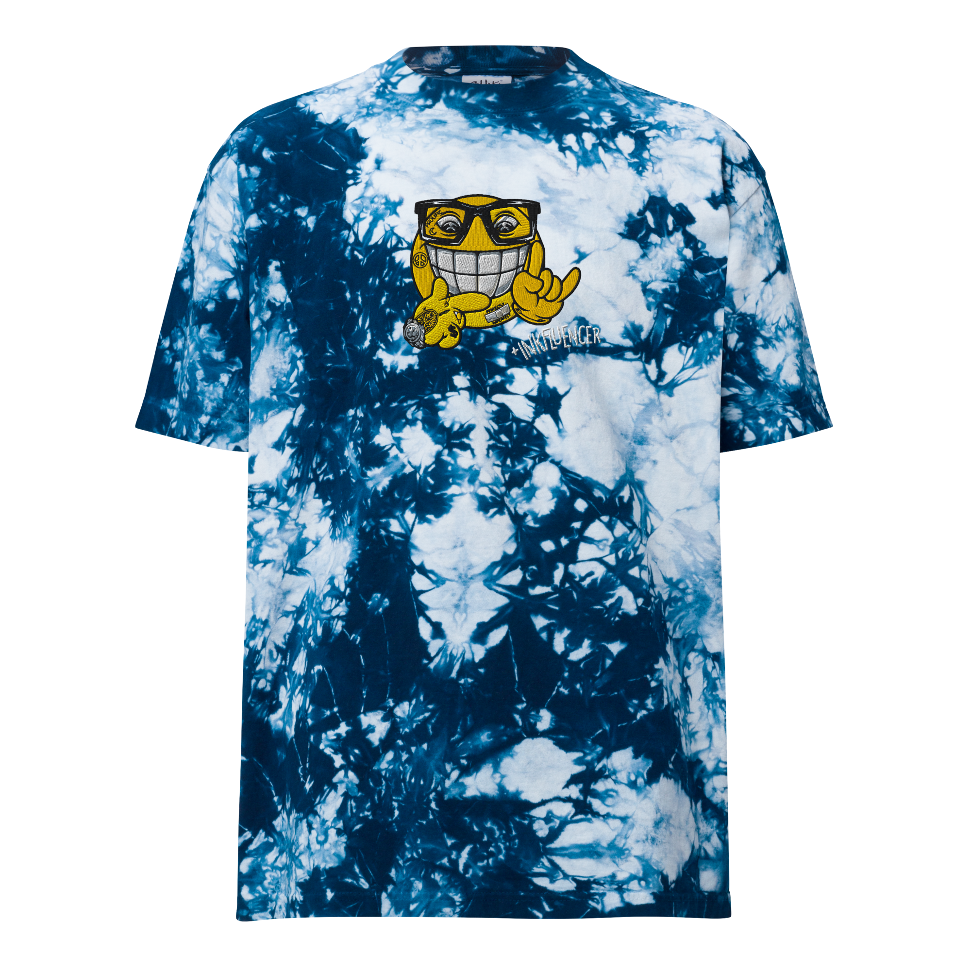 Tie-dye Smiley Face Tee