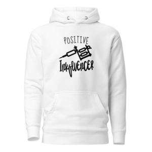 Black Ink Tattoo Gun Hoodie