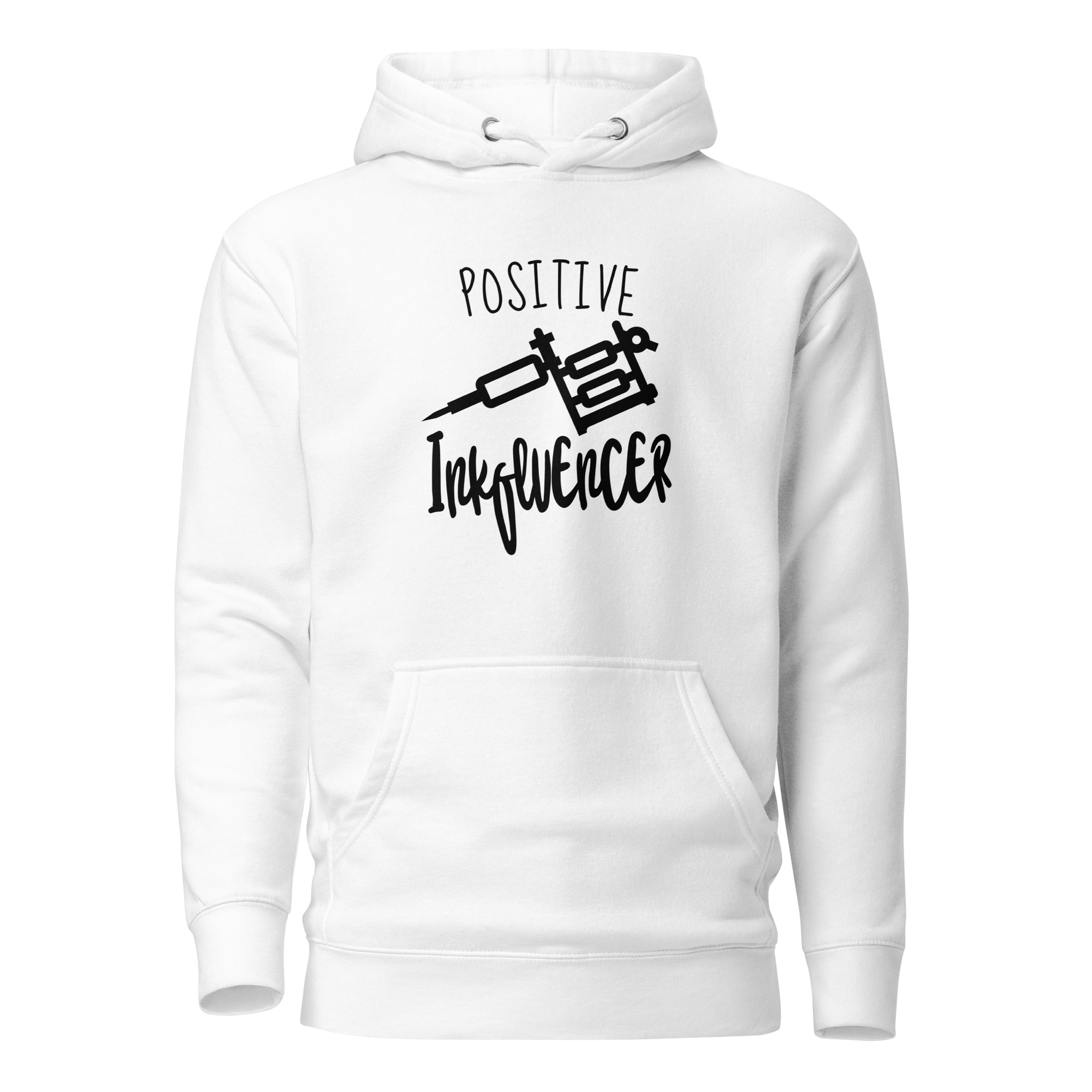 Black Ink Tattoo Gun Hoodie